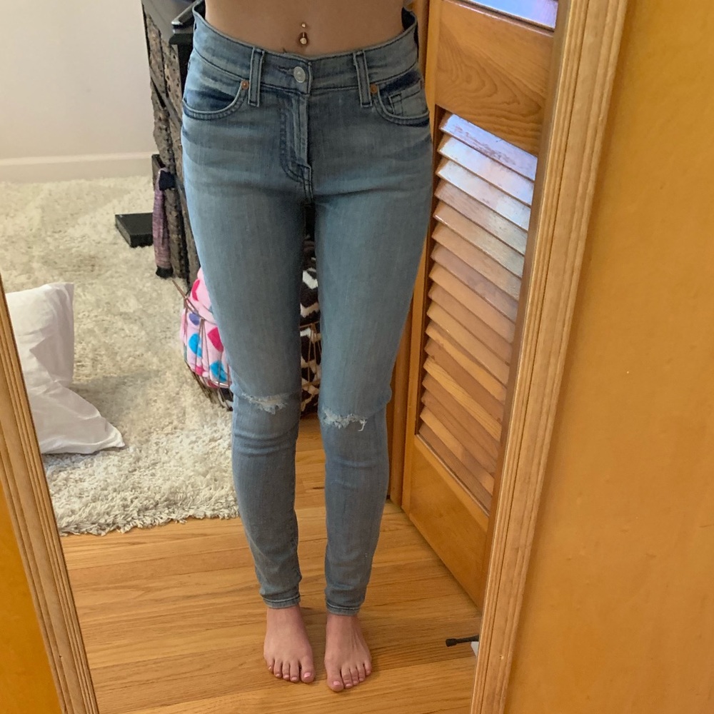 NWOT 7 for all mankind ankle gwenevere jeans